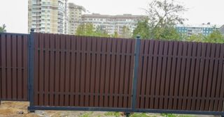 Купить распашные ворота из штакетника Гай, цена от 2761 руб.